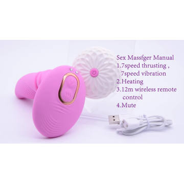 Estimulador sem fio recarregável e vibrador de cinta vibrador para mulheres adultas brinquedos sexuais com função remota